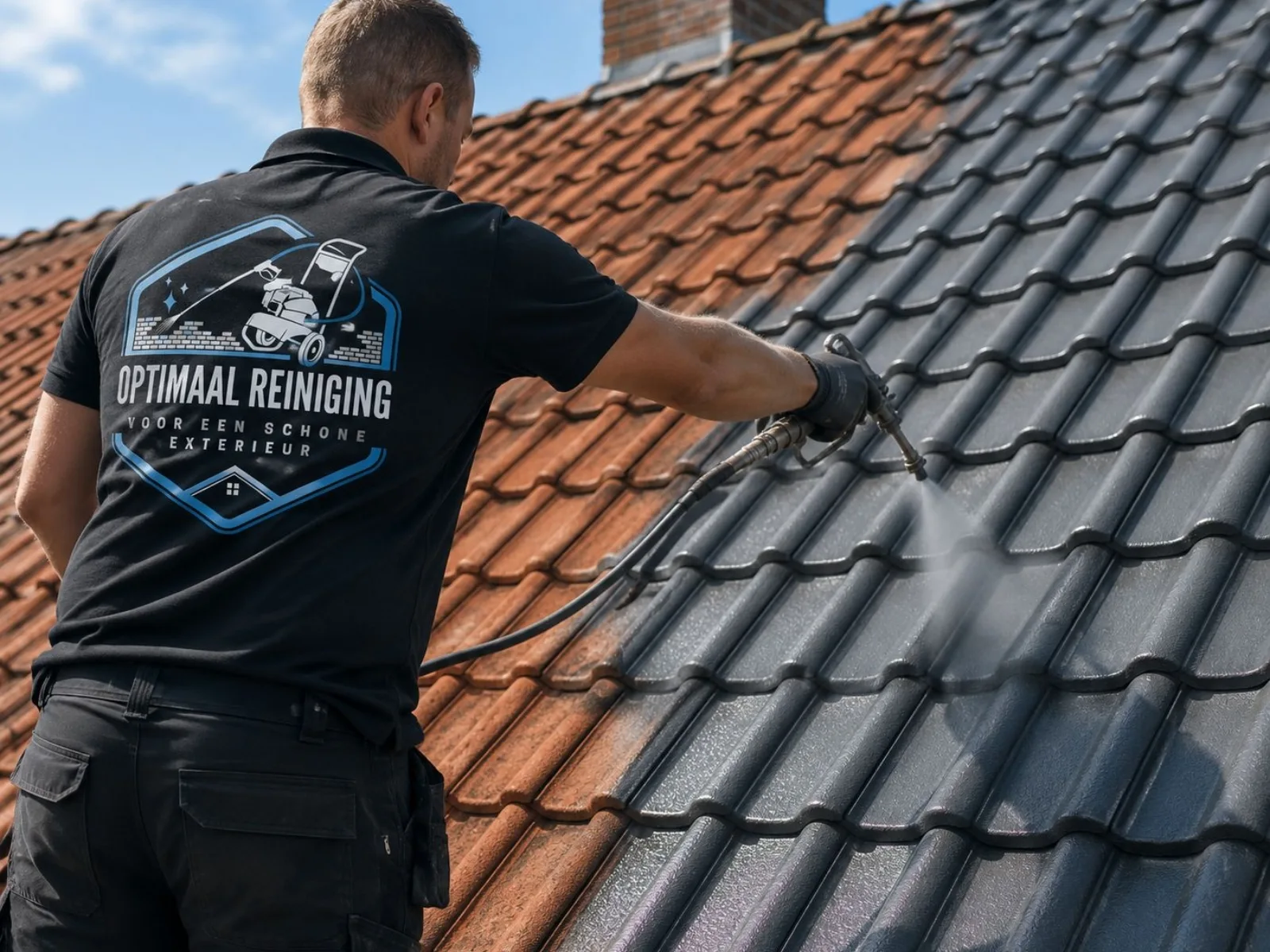 Optimaal Reiniging dakpannen coating