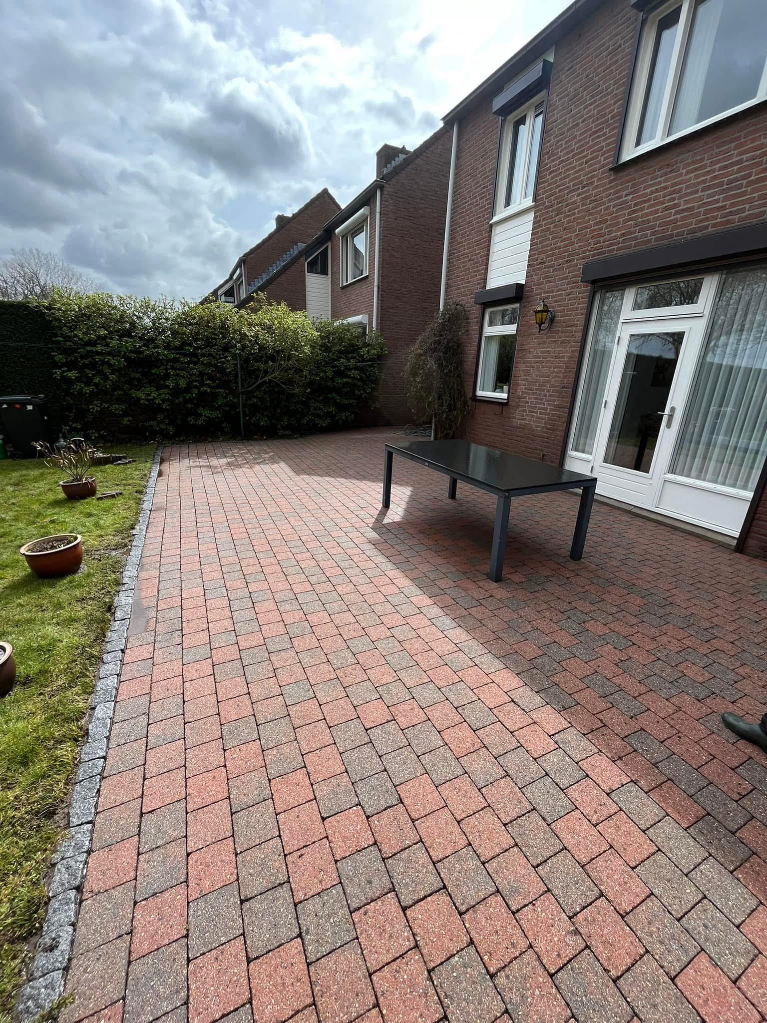 Optimaal Reiniging terras reiniging resultaat